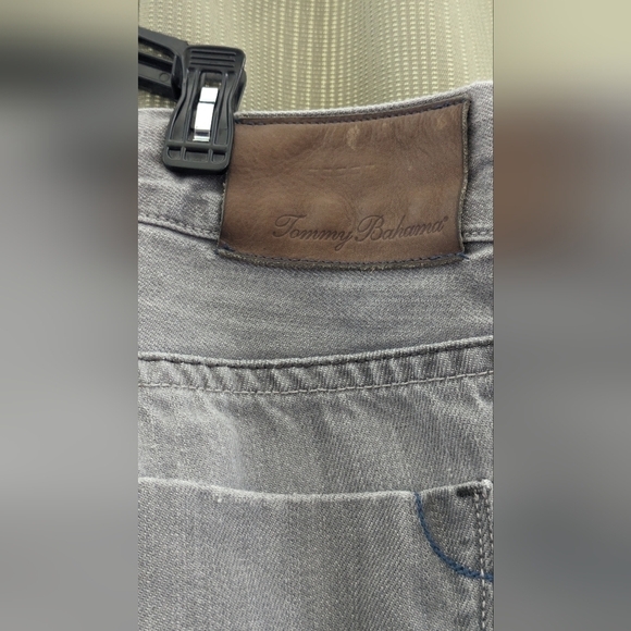 Tommy Bahama Gray 100% Cotton Jeans 36 X 29.5 Gorpcore - Picture 5 of 9